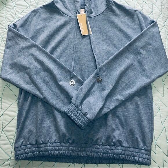 ‎NWT: Michael Kors Cinch Bottom Hoodie - Picture 10 of 14